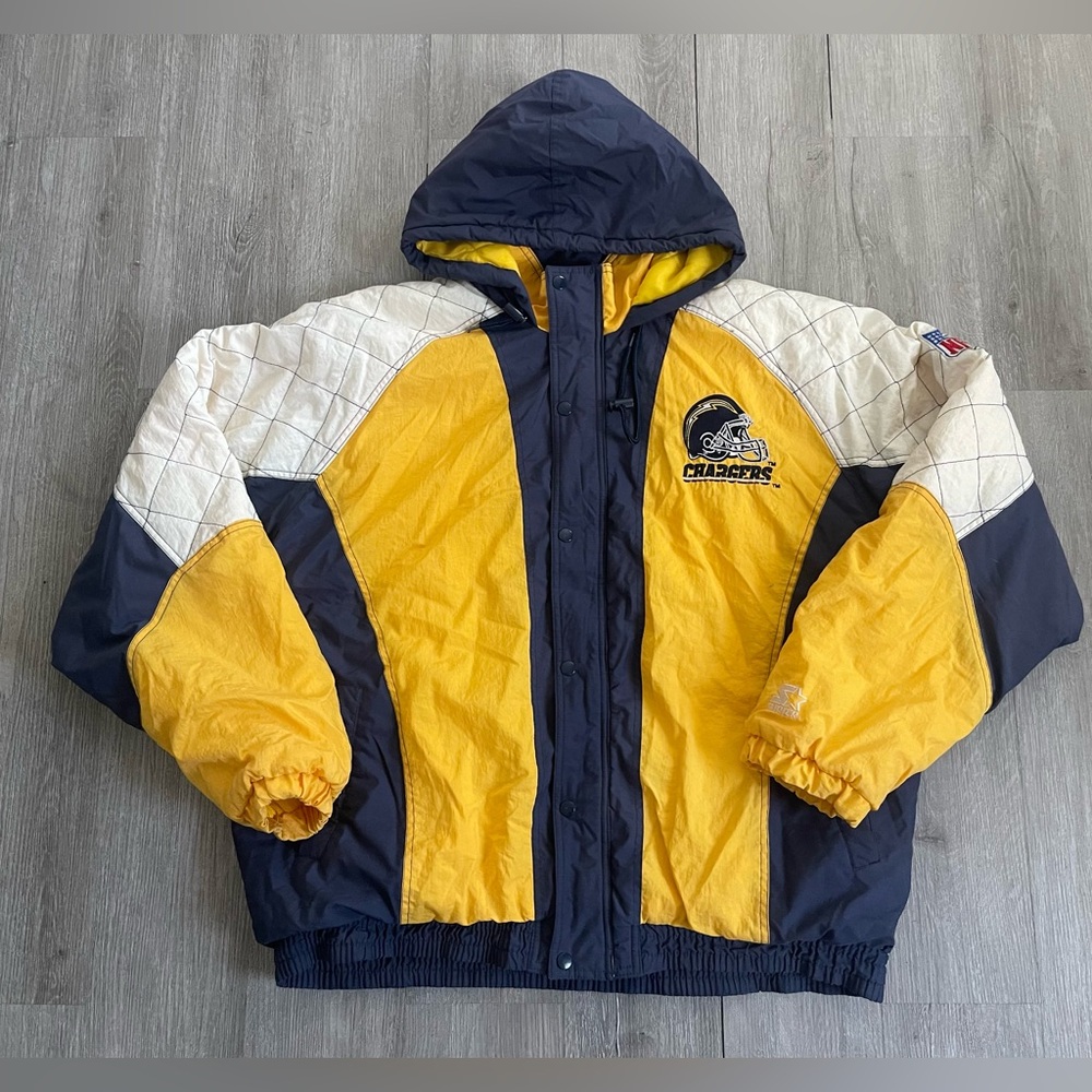 Vintage 90s San Diego Chargers Starter Jacket Men’s Size XL